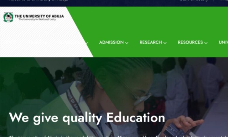 UNIABUJA Post UTME Form 2025